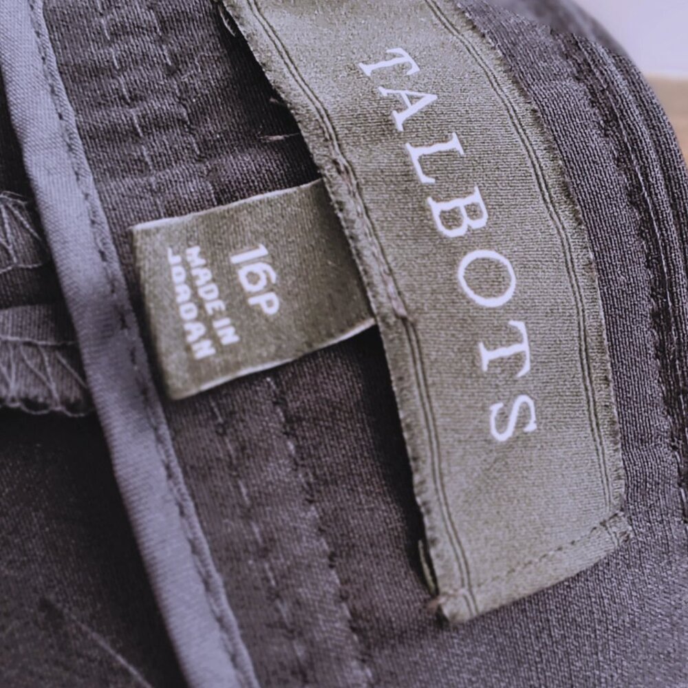 Talbots 16p Sailor Button Wide Leg Pants Indigo - image 5